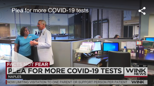 Advance Medical nurse makes plea to governor for more COVID-19 tests